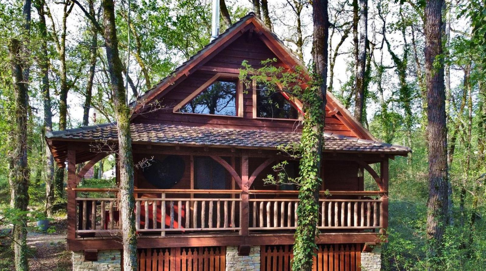 Le Nid De L'ecureuil Chalet Lavercantière